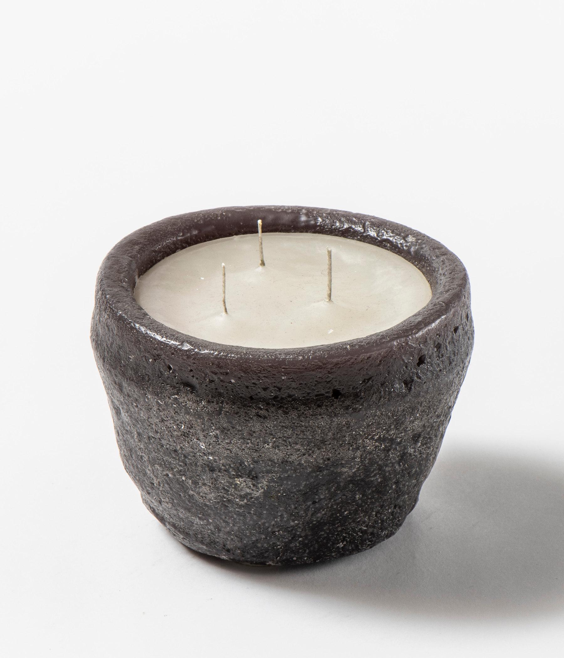 Rayher candela rotonda, color crema, altezza 25 cm, diametro 8 cm, 100%  paraffina, per battesimo