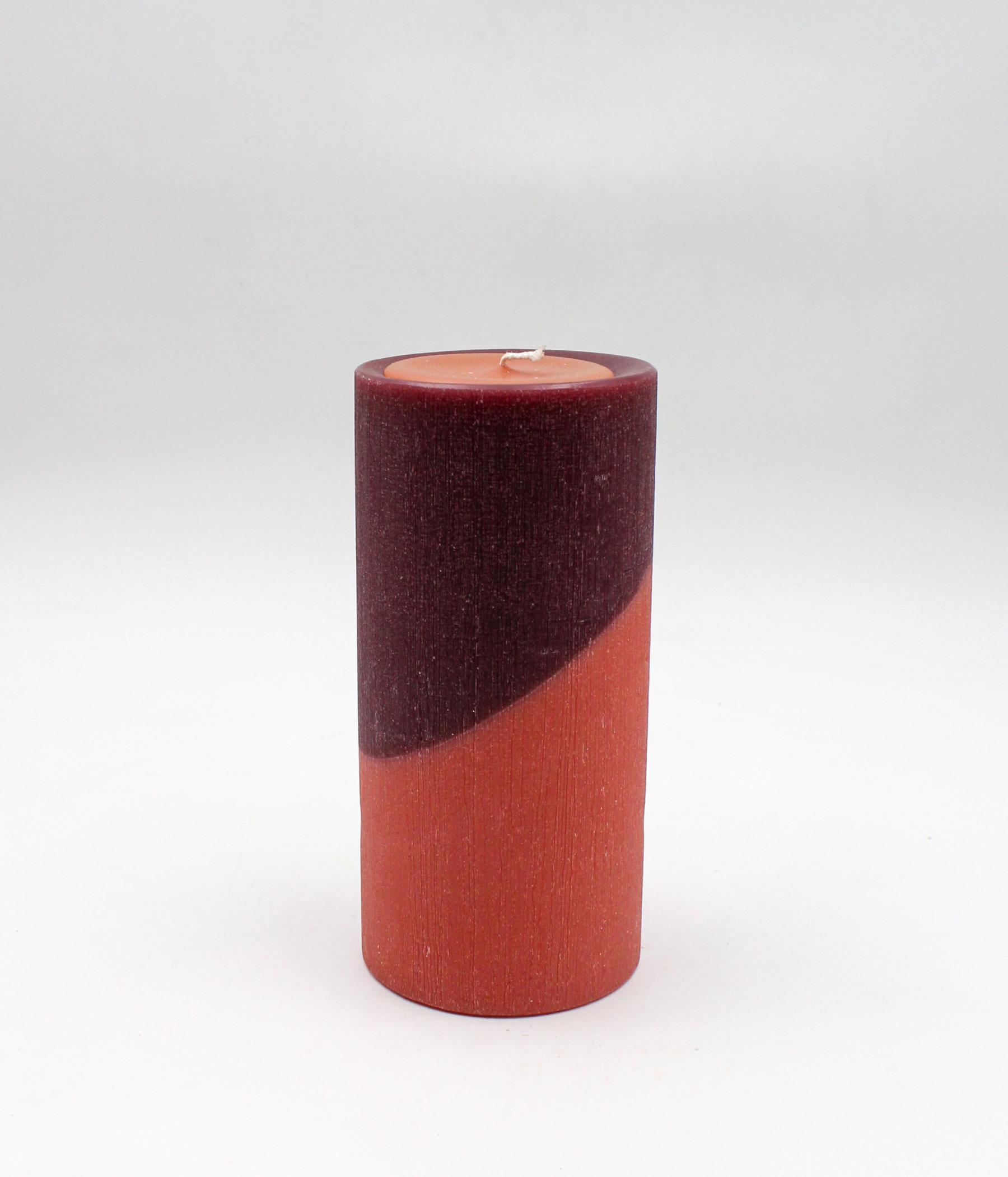 Cylindrical candle - TWO-TONE line