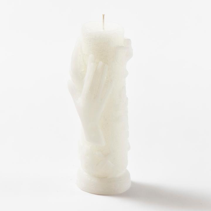 Hands and dove candle - CARVED line