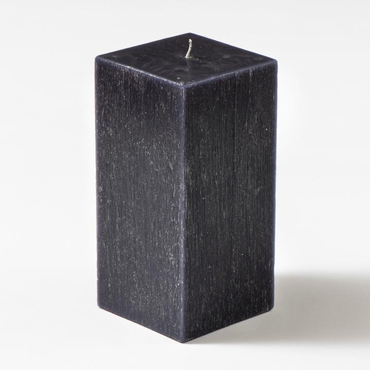 Square candle - SCRATCHED line