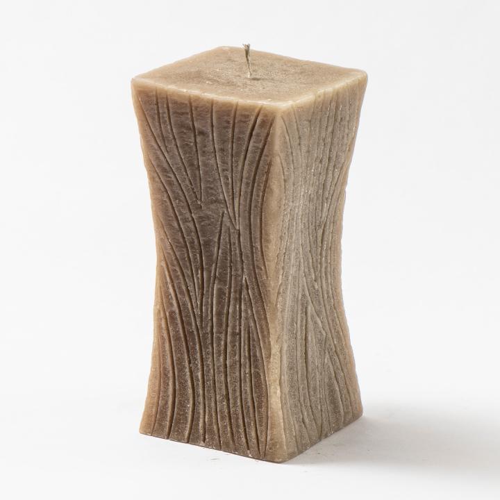 Wood volume candle