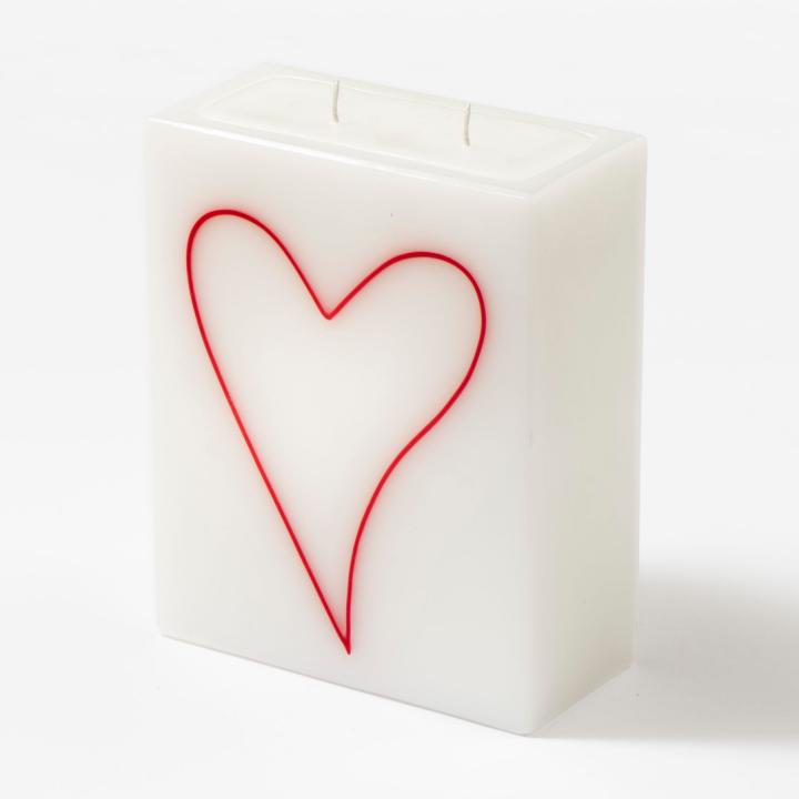 Rectangle candle - VALENTINE'S DAY line