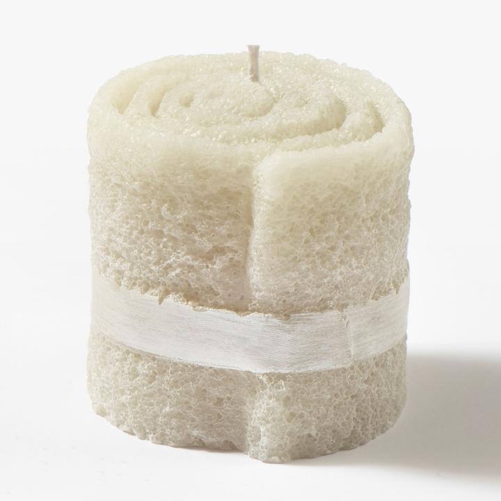 Towel candle