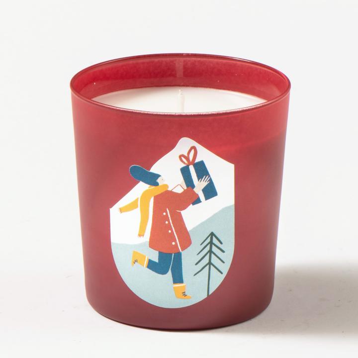 Scented glass with picture - CHRISTMAS ILLUSTRATION line