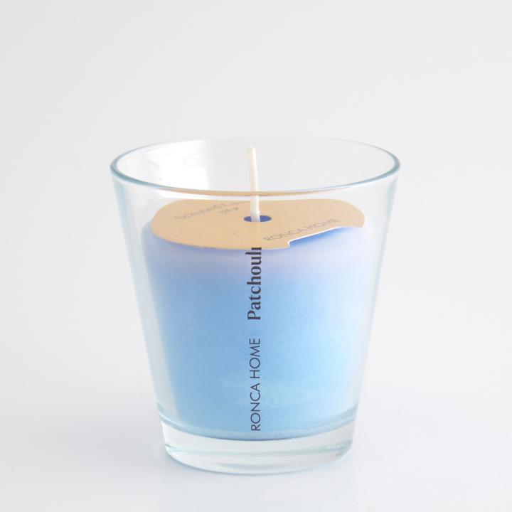 Conycal glass candle / Patchouli - Ronca Home